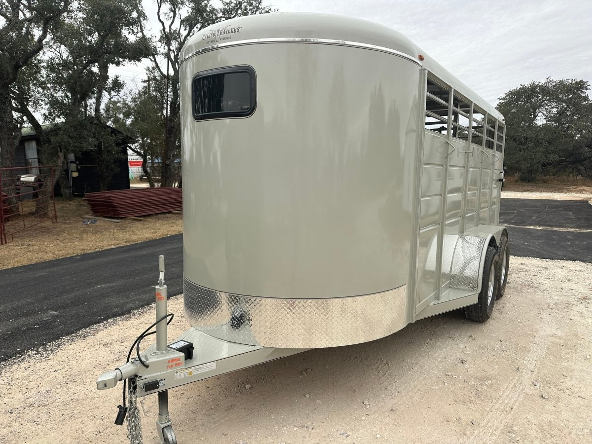 Calico 6'x16'x6'6" Livestock Tandem Axle 7K Trailer PUEBLO GOLD -1053 - J4 Trailer