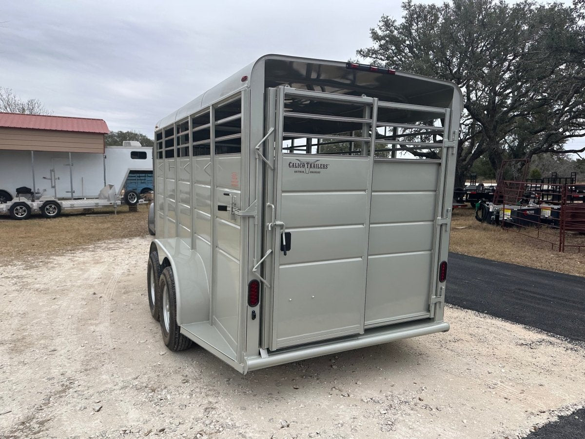 Calico 6'x16'x6'6" Livestock Tandem Axle 7K Trailer PUEBLO GOLD -1053 - J4 Trailer