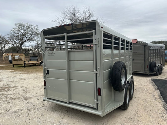 Calico 6'x16'x6'6" Livestock Tandem Axle 7K Trailer PUEBLO GOLD -1053 - J4 Trailer