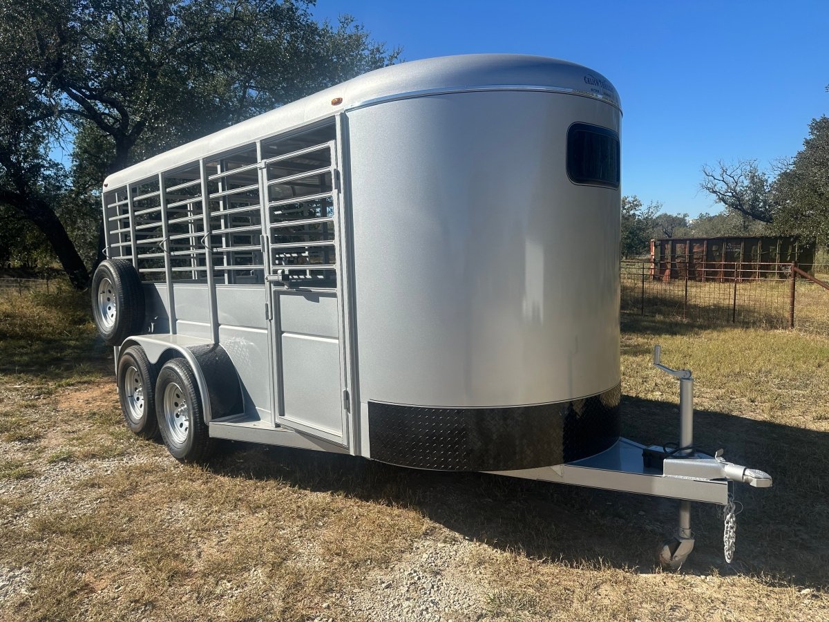 Calico 6x16x6'6" Livestock Trailer SILVER - 0027 - J4 Trailer