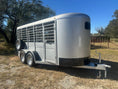 Load image into Gallery viewer, Calico 6x16x6'6" Livestock Trailer SILVER - 0027 - J4 Trailer
