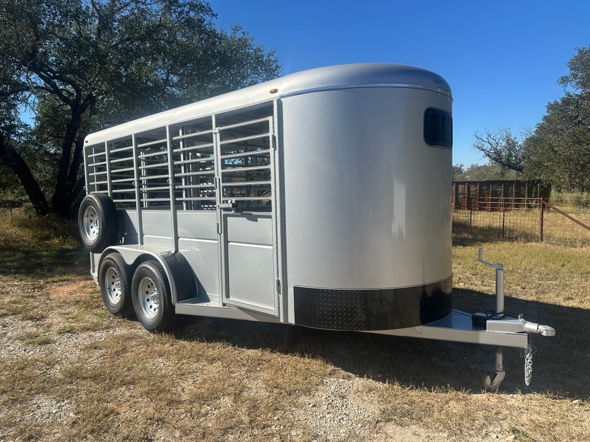 Calico 6x16x6'6" Livestock Trailer SILVER - 0027 - J4 Trailer