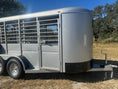 Load image into Gallery viewer, Calico 6x16x6'6" Livestock Trailer SILVER - 0027 - J4 Trailer
