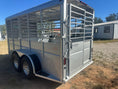 Load image into Gallery viewer, Calico 6x16x6'6" Livestock Trailer SILVER - 0027 - J4 Trailer
