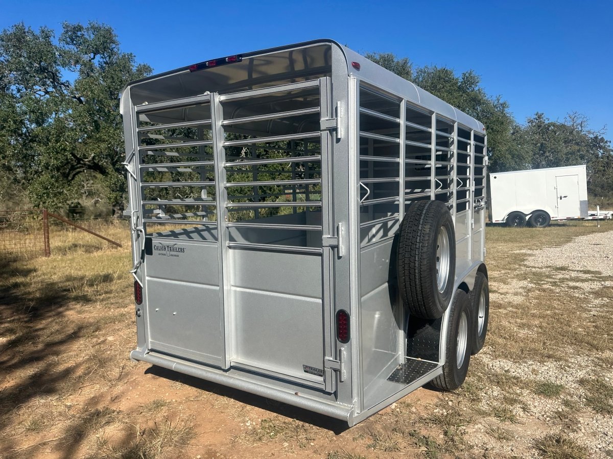 Calico 6x16x6'6" Livestock Trailer SILVER - 0027 - J4 Trailer