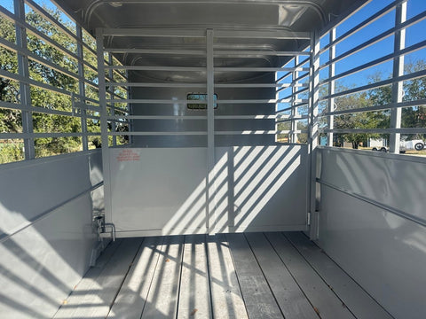Calico 6x16x6'6" Livestock Trailer SILVER - 0027 - J4 Trailer