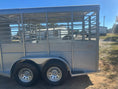 Load image into Gallery viewer, Calico 6x16x6'6" Livestock Trailer SILVER - 0027 - J4 Trailer
