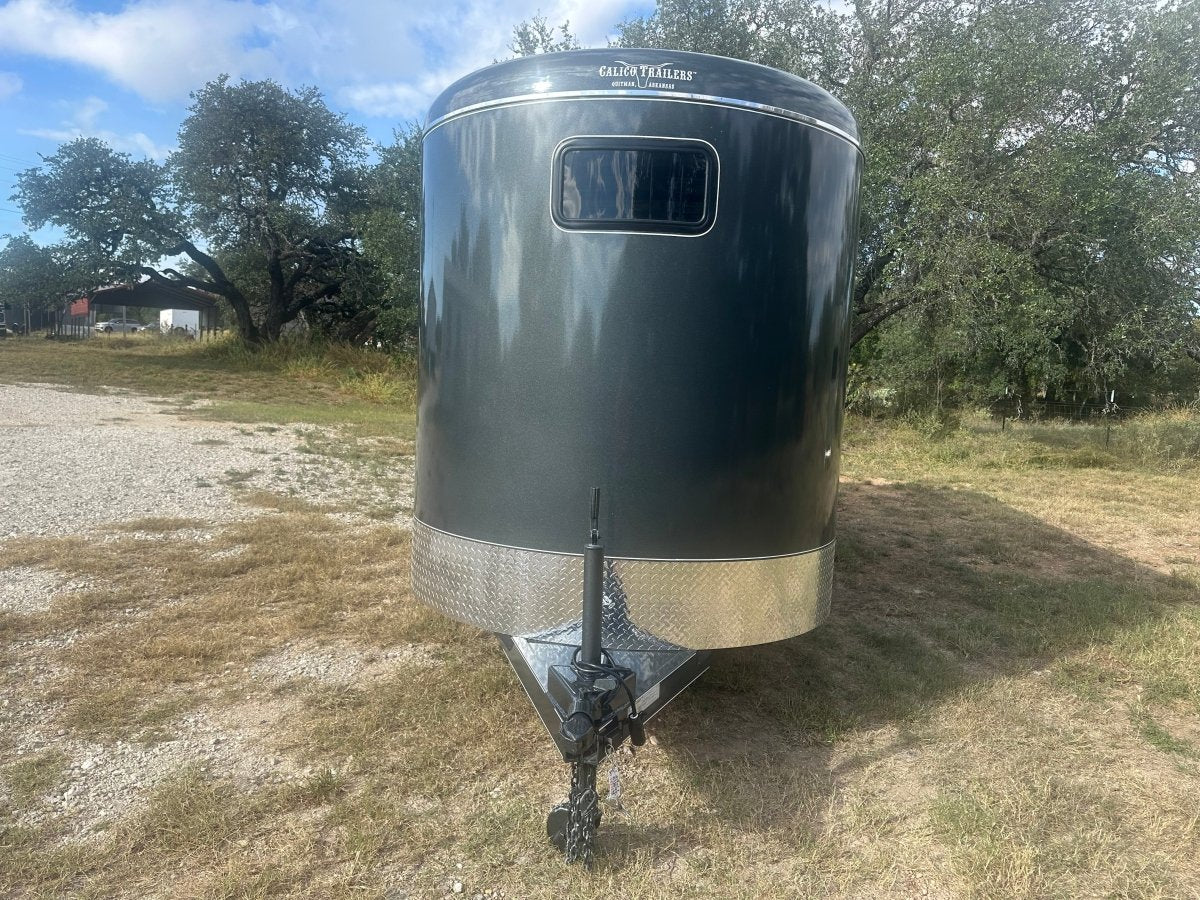 Calico 6'x16'x6'6"Livestock Bumper Pull Trailer - Dark Slate Gray - 0175 - J4 Trailer