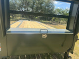 Delco 102"x25' Flatbed Single Gooseneck 14k ARMY GREEN - 7743 - J4 Trailer