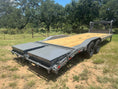 Load image into Gallery viewer, Delco 102"x26' Gooseneck Carhauler 14 K Dove Monster Ramps GRAY - 7542 - J4 Trailer
