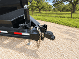 Delco 60"x10' Dump Tandem Bumper 7K- BLACK 8717 - J4 Trailer