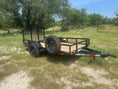 Load image into Gallery viewer, Delco 60"x10' Utility BLACK 3.5K Single Axle -6495 - J4 Trailer
