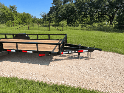 Delco 60"x12' Utility BLACK 3.5K Single Axle -7545 - J4 Trailer