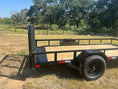 Load image into Gallery viewer, Delco 60"x12' Utility BLACK 3.5K Single Axle -7545 - J4 Trailer
