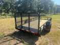 Load image into Gallery viewer, Delco 60"x12' Utility BLACK 3.5K Single Axle -7545 - J4 Trailer
