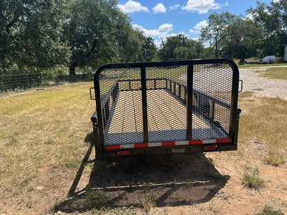 Delco 60"x14' Utility BLACK 3.5K Single Axle -7546 - J4 Trailer