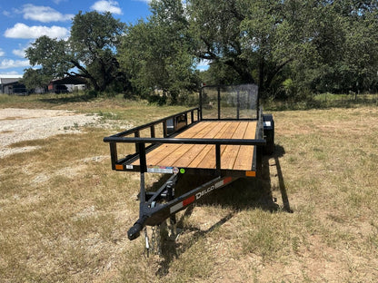 Delco 60"x14' Utility BLACK 3.5K Single Axle -7546 - J4 Trailer