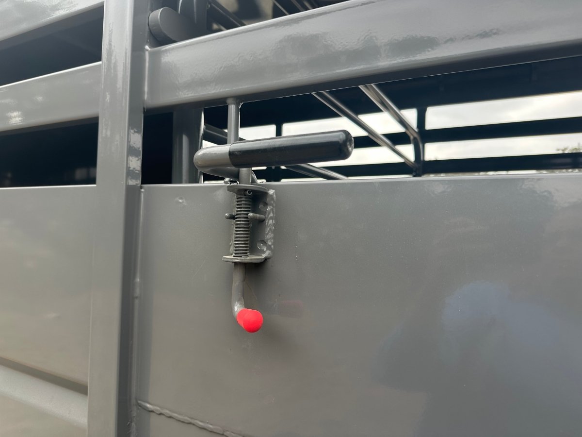 Delco 6'x16'x6'6" Bumper Livestock 6K - Gray - 4030 - J4 Trailer