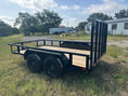 Load image into Gallery viewer, Delco 83"x12' Utility BLACK 7K Tandem Axle - 6421 - J4 Trailer
