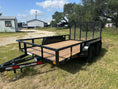 Load image into Gallery viewer, Delco 83"x12' Utility BLACK 7K Tandem Axle - 6421 - J4 Trailer
