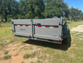 Load image into Gallery viewer, Delco 83"x14' Tandem GRAY Dump Trailer 14K - 2022 - J4 Trailer
