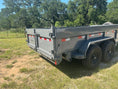 Load image into Gallery viewer, Delco 83"x14' Tandem GRAY Dump Trailer 14K - 2022 - J4 Trailer
