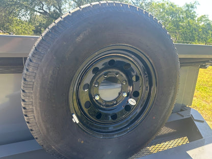 Delco 83"x14' Tandem GRAY Dump Trailer 14K - 2022 - J4 Trailer