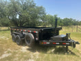 Load image into Gallery viewer, Delco 83"x14' Tandem Telescopic Dump Trailer 14K BLACK - 4396 - J4 Trailer
