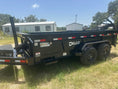 Load image into Gallery viewer, Delco 83"x14' Tandem Telescopic Dump Trailer 14K BLACK - 4396 - J4 Trailer
