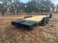 Load image into Gallery viewer, Delco 83"x22' Carhauler 14K Tandem Trailer - BLACK 4465 - J4 Trailer
