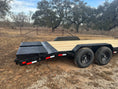 Load image into Gallery viewer, Delco 83"x22' Carhauler 14K Tandem Trailer - BLACK 4465 - J4 Trailer
