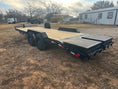 Load image into Gallery viewer, Delco 83"x22' Carhauler 14K Tandem Trailer - BLACK 4465 - J4 Trailer
