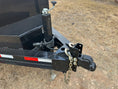 Load image into Gallery viewer, Delco Dump 60"x10' Tandem 7k - Black 2737 - J4 Trailer
