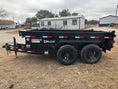 Load image into Gallery viewer, Delco Dump 60"x10' Tandem 7k - Black 2737 - J4 Trailer
