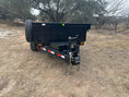 Load image into Gallery viewer, Delco Dump 60"x10' Tandem 7k - Black 2737 - J4 Trailer
