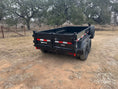 Load image into Gallery viewer, Delco Dump 60"x10' Tandem 7k - Black 2737 - J4 Trailer
