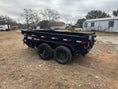 Load image into Gallery viewer, Delco Dump 60"x10' Tandem 7k - Black 2737 - J4 Trailer
