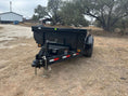 Load image into Gallery viewer, Delco Dump 60"x10' Tandem 7k - Black 2737 - J4 Trailer
