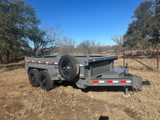 Delco Dump 72"x12' Dump GREY - 3138 - J4 Trailer