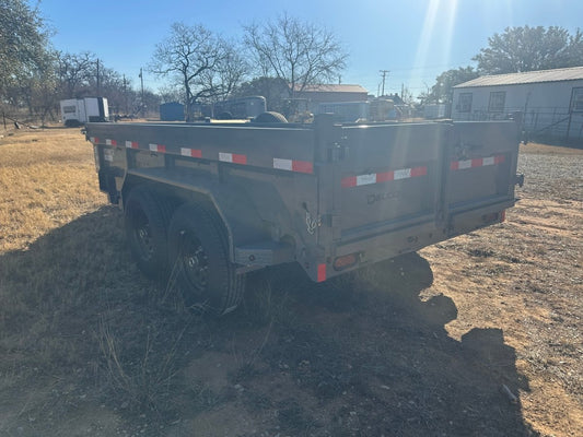 Delco Dump 72"x12' Dump GREY - 3138 - J4 Trailer