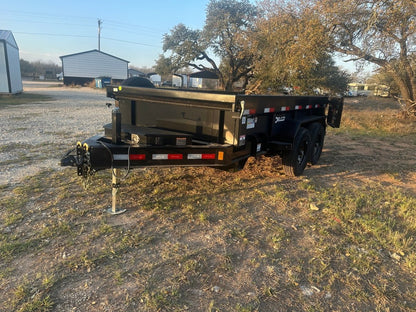 Delco Dump 72"x12' Tandem Axle Dump Trailer ARMY GREEN - 0822 - J4 Trailer