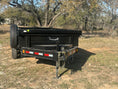 Load image into Gallery viewer, Delco Dump 72"x12' Tandem Axle Dump Trailer ARMY GREEN - 0822 - J4 Trailer
