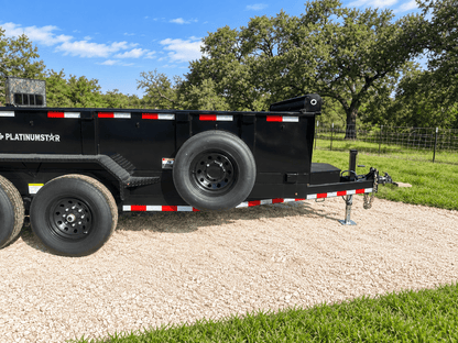 DP Platinum 82"x14' Eco Dump 14k Tandem BLACK Trailer- 2257 - J4 Trailer