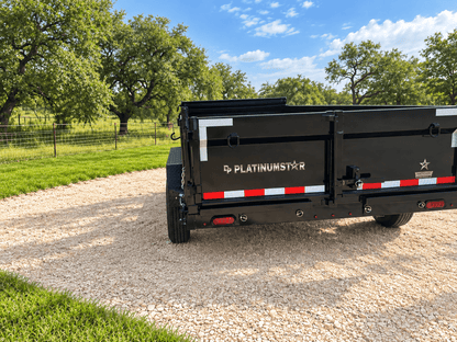 DP Platinum 82"x14' Eco Dump 14k Tandem BLACK Trailer- 2257 - J4 Trailer