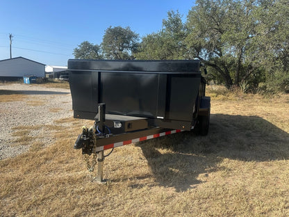 DP Platinum 82"x14' Tandem Eco Dump 14k BLACK - 1556 - J4 Trailer