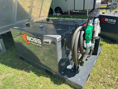 Farm Boss - 2 - 100 Gal. Tanks on a 49"W x 62"D x 4"H Skid - with pump NO solar - J4 Trailer