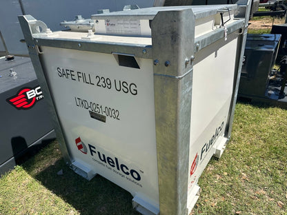 Farm Boss - 250 Gal. Double Wall Kube Tank with pump - J4 Trailer