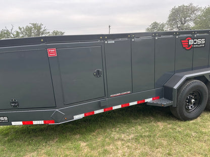 Farm Boss - 5'x10' Diesel tank trailer w 880 Gal. square tank 14k - 3169 - J4 Trailer