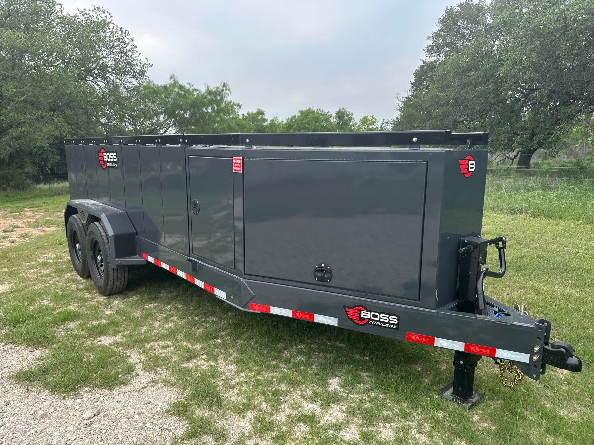 Farm Boss - 5'x10' Diesel tank trailer w 880 Gal. square tank 14k - 3169 - J4 Trailer