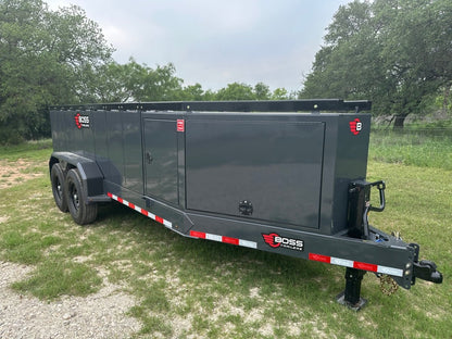Farm Boss - 5'x10' Diesel tank trailer w 880 Gal. square tank 14k - 3169 - J4 Trailer